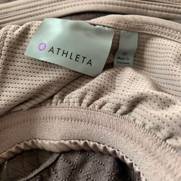 Athleta two tones brown sport tees support bras M - Picture 3 of 4